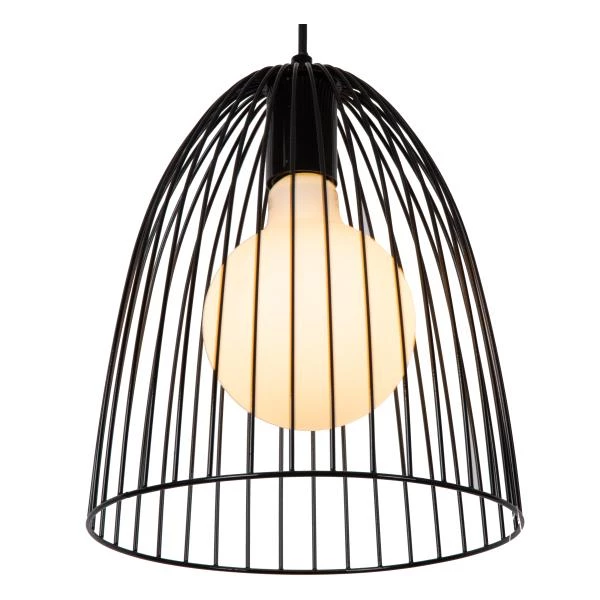 Lucide MACARONS - Pendant light - Ø 24,5 cm - 1xE27 - Black - detail 1